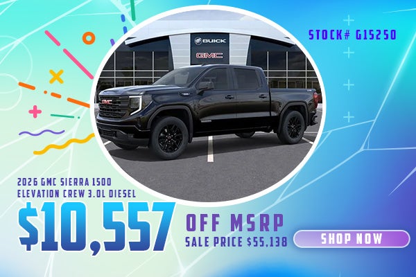 2026 GMC Sierra 1500 Elevation Crew 3.0L Diesel